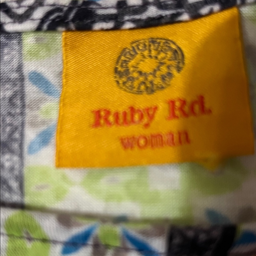 Ruby Rd. Multicolor Patterned Blouse - image 2